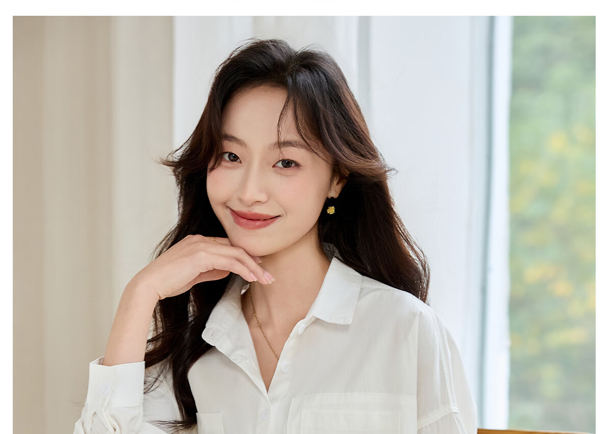 Halo Queen Long-Sleeve Shirt for Women, Loose-Fitting Casual Style, Mid-Length Student Top Outerwear, White Casual Blouse H52S052 22