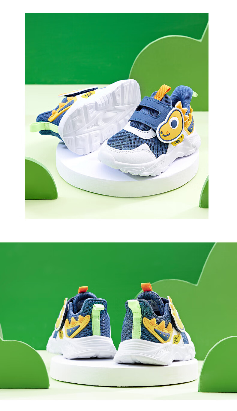 361° Children's Shoes, Toddler Walking Shoes for Spring, Boys And Girls Aged 1-3, Cartoon Baby Shoes, Black, Size 23 4