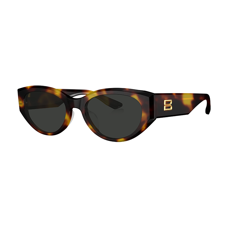 BOLON Sunglasses, Zhang Xiaowan's Style, Cat-Eye UV Protection Sunglasses for Women, Polarized Driving Sunglasses for Men, BL3208 C21