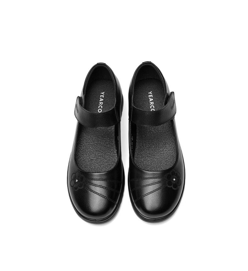 Yierkang Mom Shoes Soft Sole Comfortable Middle-Aged Elderly Women's Single Large Size Shoes 26555W Beige 36 18