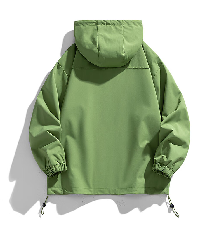 GENIOLAMODE Men's Jacket, Autumn Casual Outdoor Hiking, Water-Repellent, Windproof, Functional Trendy Workwear Coat, Dark Green, 2XL 13