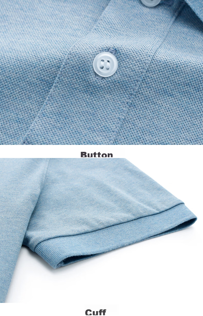 YOUNGOR Men's T-Shirt, Summer Young Men's Business Casual Short-Sleeve T-Shirt, GSPC533011IFA, Light Blue, Size S 13