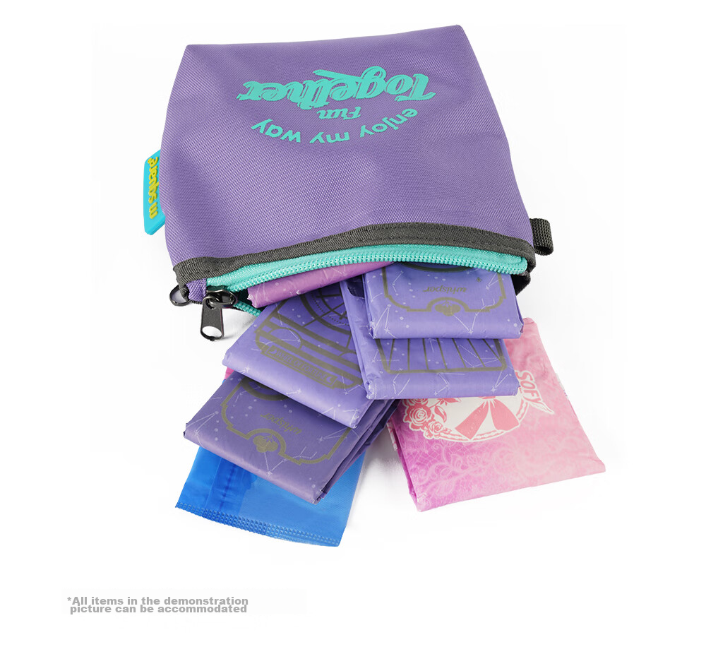 M Square Handheld Coin Purse Small Clutch Storage Bag Mini Makeup Bag Sanitary Napkin Pouch Small Square Bag Portable Lavender Purple 14