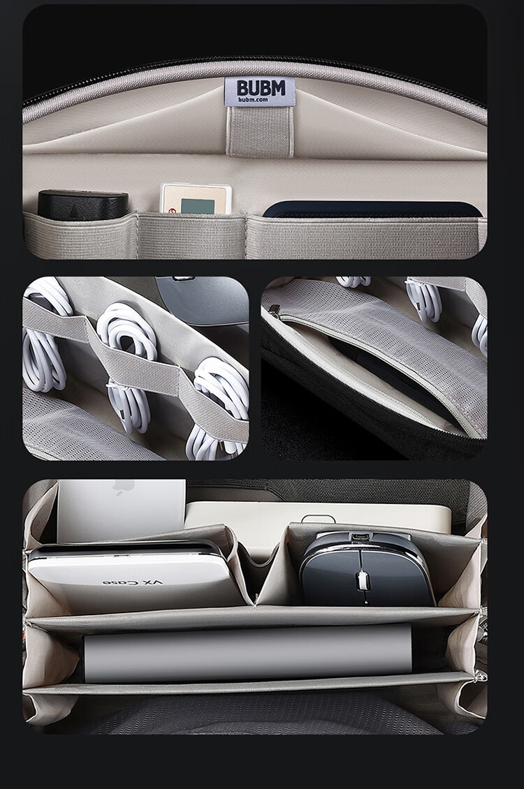 Biyoumei Computer And Digital Accessories Storage Bag, Charger Organizer, Cable Storage Pouch, Large Capacity Travel Volcano Portable Bag 5