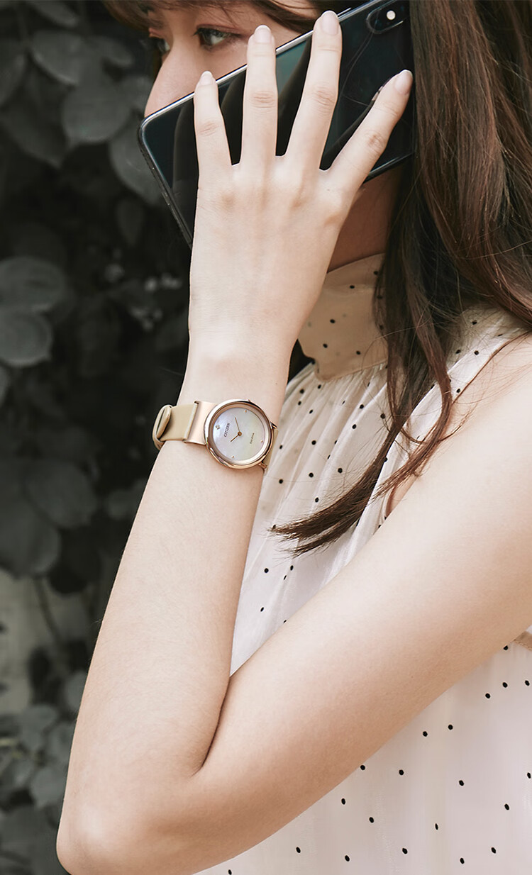 CITIZEN Women's Japanese Korean Eco-Drive Mother-of-Pearl Dial Watch EG7073-16Y Gift for Girlfriend 13