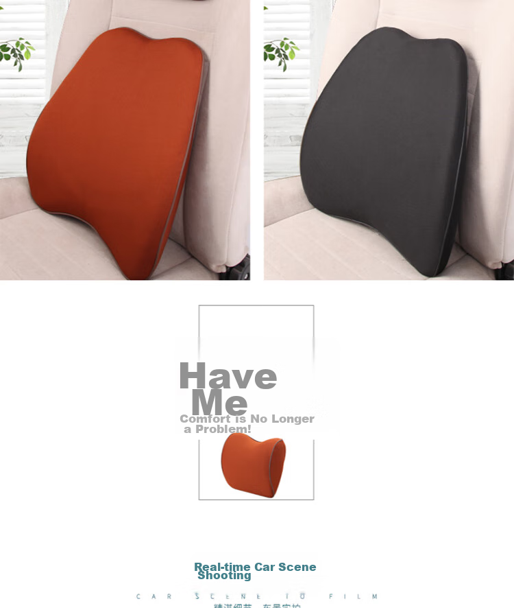 Jiubai Car Headrest, Space Memory Foam Headrest, Car Cushion, Neck Support Pillow, Black 19