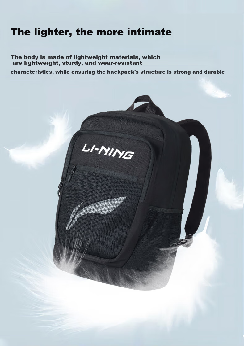 Li-Ning Backpack for Men And Women, Large Capacity School Bag for Middle School, High School And College Students, Outdoor Sports Travel Casual Hiking Backpack 9