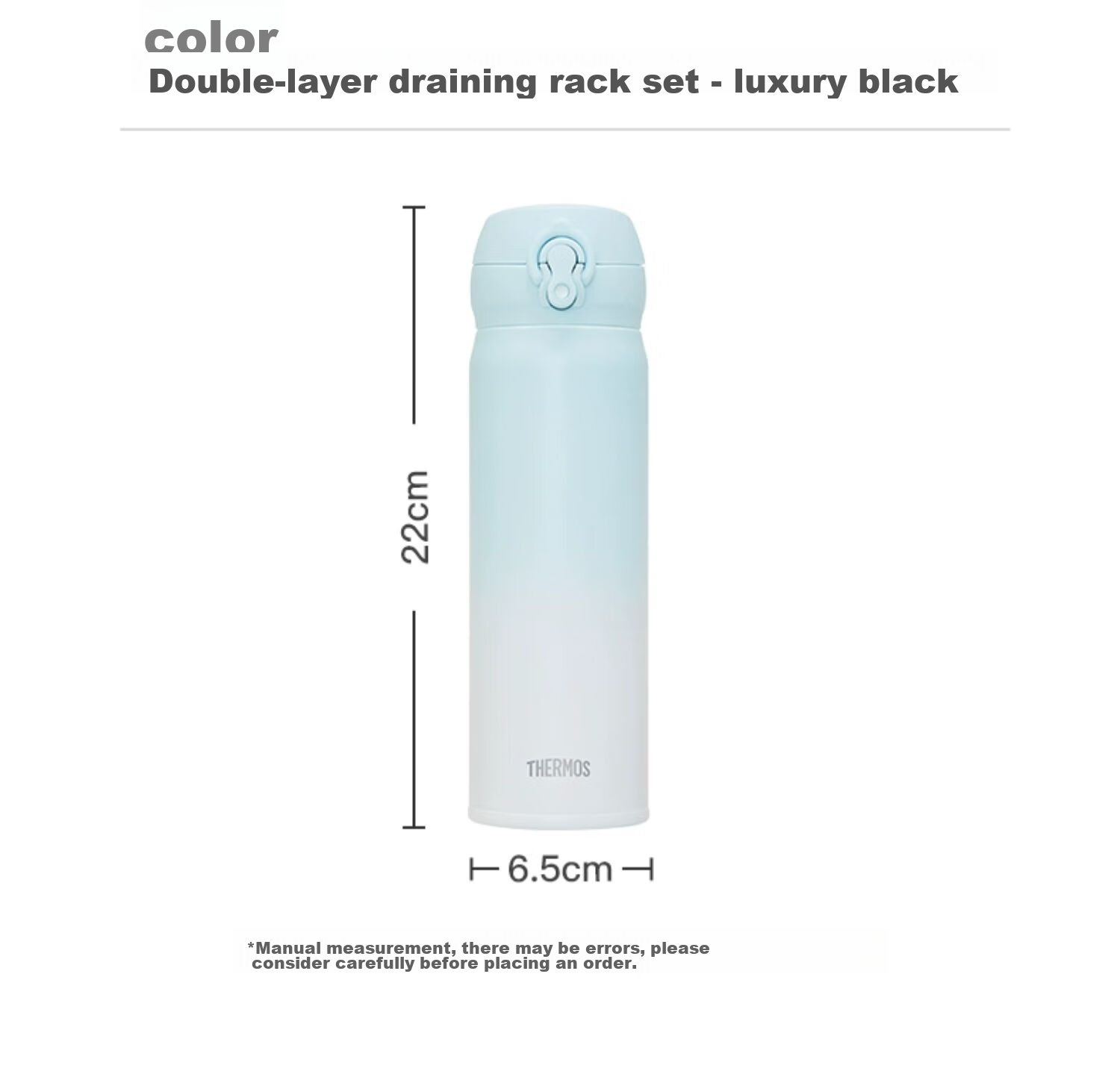 THERMOS Insulated Mug, 316 Stainless Steel, 500ml, for Men, Women And Children, Practical Water Bottle, Birthday Gift, JNL-500S PRW 12
