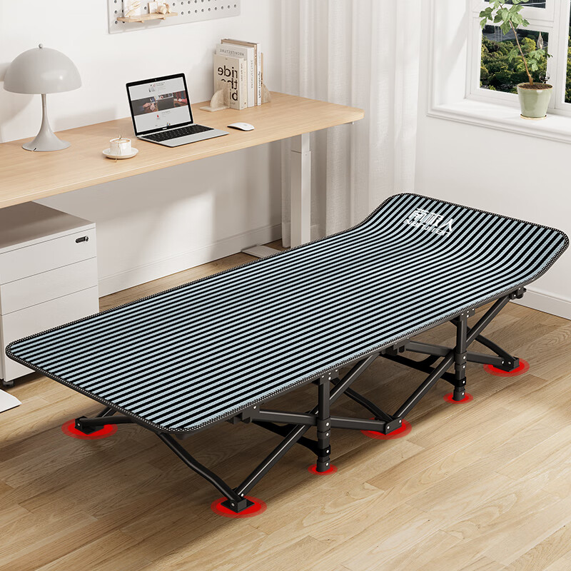 Nanjiren Folding Bed, Single Bed, Office Nap Bed, Hospital Accompanying Bed, Portable Lounge Chair, Outdoor Camping Bed