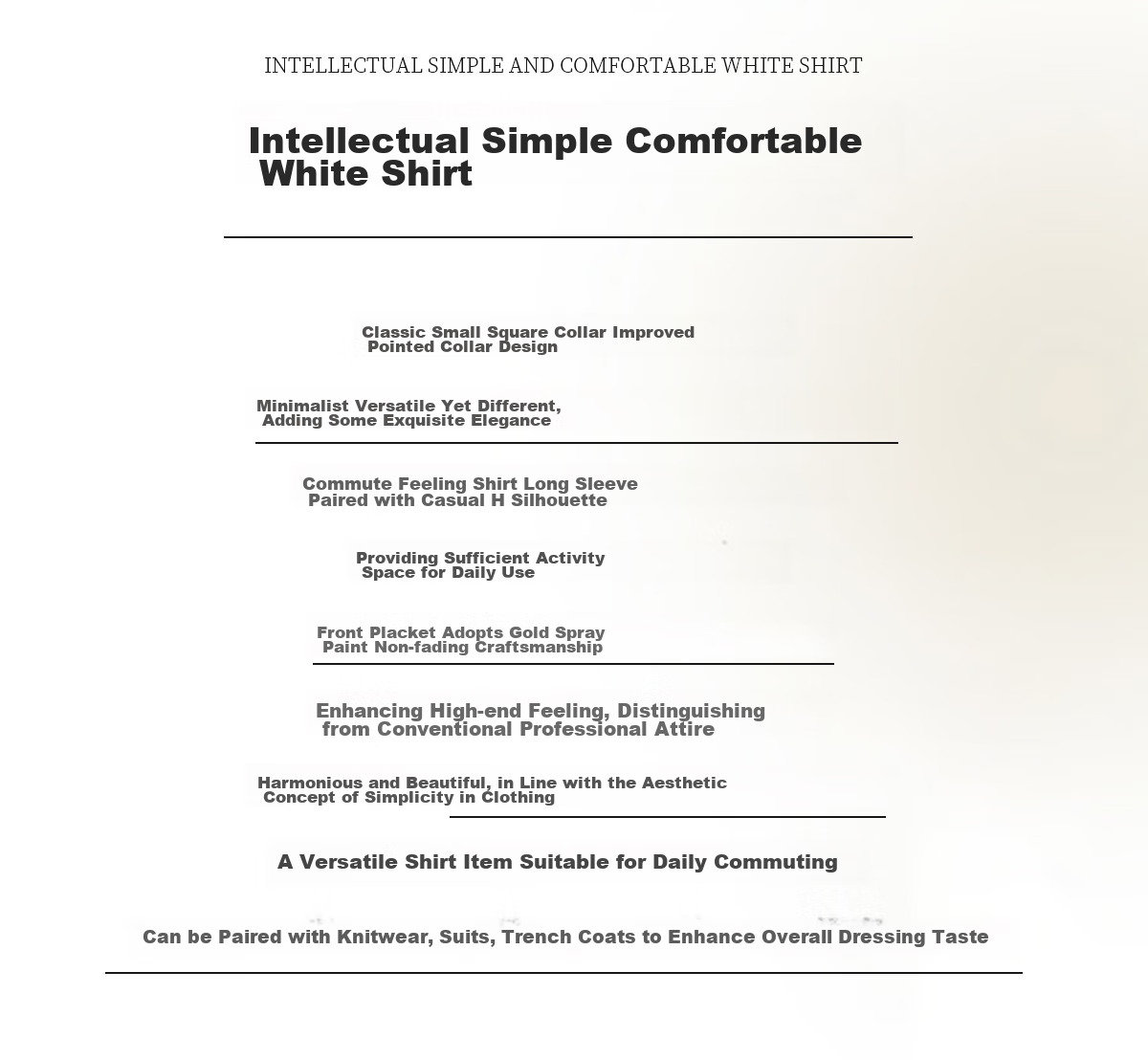 Taxiang Long-Sleeve Shirt for Women, Office Wear, Commuter White Shirt, Casual Loose Versatile Blouse Cardigan T141C2720 3
