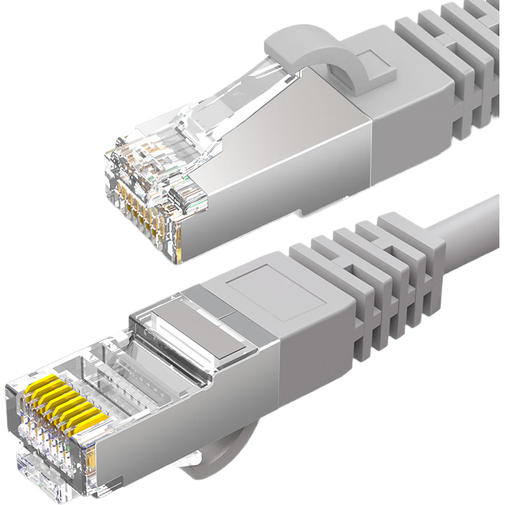 SDWS Category 6 Ethernet Cable, CAT6 Gigabit Shielded Twisted Pair, Broadband Connection Cable, Engineering And Home Installation Finished Network Patch Cord, 2 Meters SC6-2P