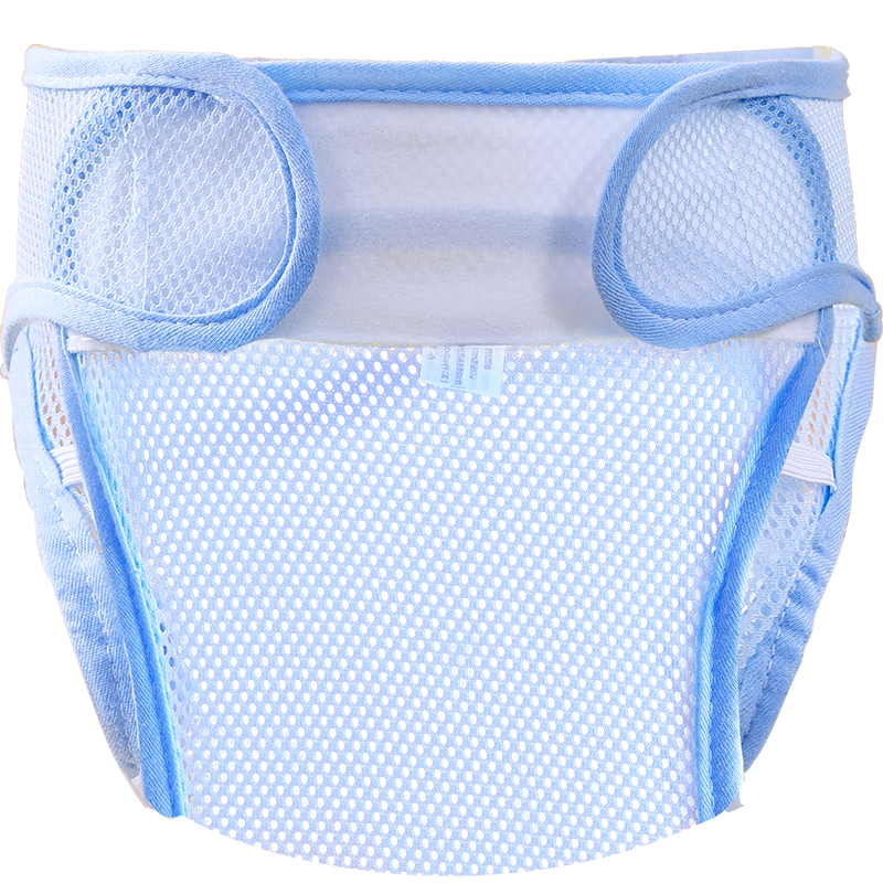 Mianzhirun Baby Mesh Diaper Pants, Lightweight And Breathable, Washable All-In Training Pants for Toilet Learning, Pack of 3