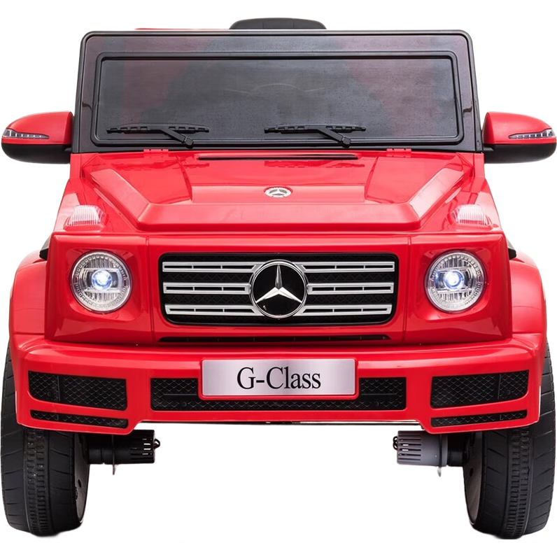 BeRica Children's Electric Car, Four-Wheel Mercedes-Benz G-Class Remote Control Toy Car for Kids, Rideable, Dual Drive, Baby Gift