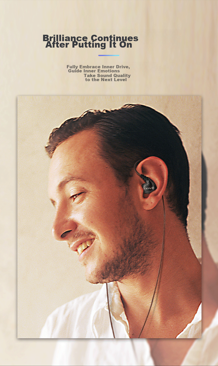 Aiken In-Ear Monitoring Headphones, Scan8 Model, Wired Earbuds for Live Streaming And Karaoke, with Sound Card, 3-Meter Cable, Long-Range Monitoring Headphones 3