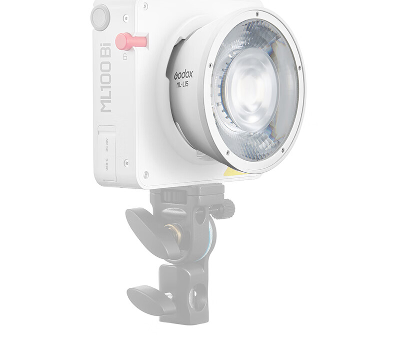 Godox ML100Bi Photography Light, Dual Color Temperature Adjustable, Portable Night Shooting Light, Portrait Fill Light, Outdoor Video Camera Light, ML-L15 Lens Reflector Cup [Official Standard Configuration] 2