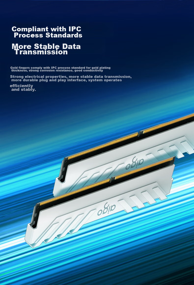 Aigo 32GB (16G×2) Kit DDR4 3600 Desktop Memory Module Hynix CJR Chips Heat Spreader Bar Chengying Black C18 Deepseek Hardware 12
