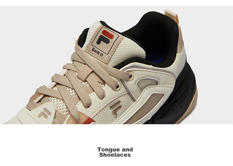 FILA FUSION Official Trendy Brand Women's Shoes, BANK II Professional Skateboarding Shoes, Winter Sports Shoes, Sneakers 12