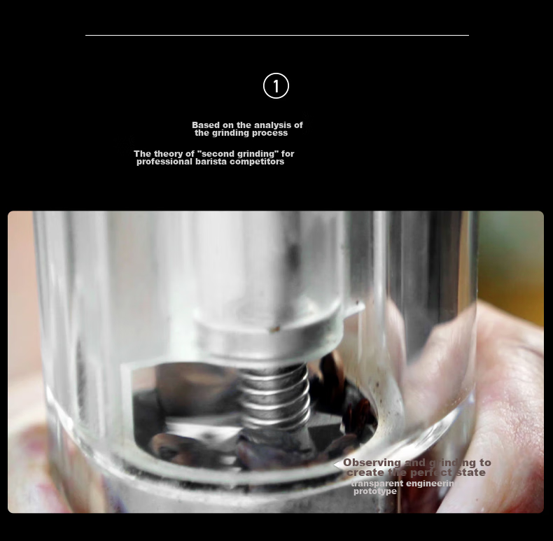 Timemore Xlite Professional Hand-Crank Coffee Grinder, Home Manual Coffee Bean Grinding Machine 4