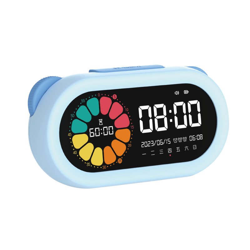 M&G Stationery Visual Timer Blue, Study Self-Discipline Children's Smart Alarm Clock, Student-Specific Timer, Time Management Tool, Birthday Gift for Boys And Girls, Back-To Stationery