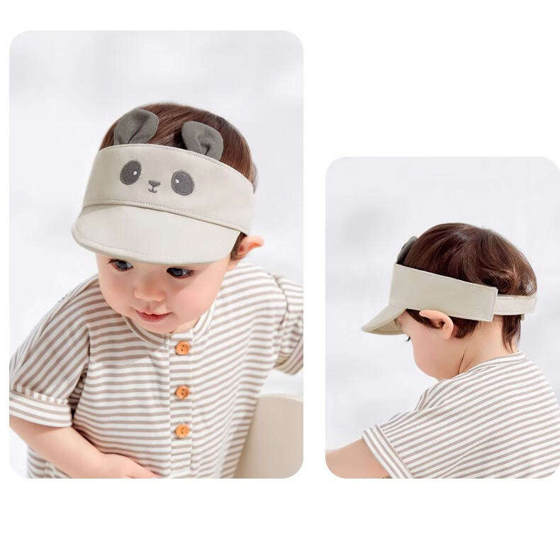 Niduoxiong Children's Sun Protection Hat, Visor Cap for Boys And Girls, Breathable Baby Hat, Sun Hat, UV Protectio 19