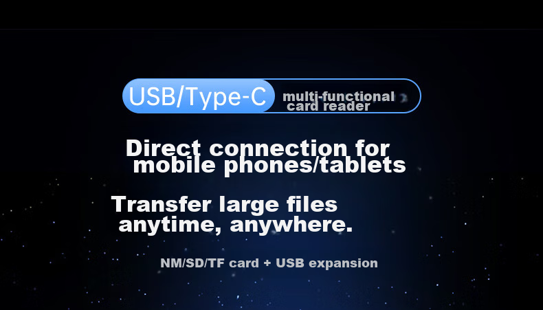 UGREEN Compatible with Huawei NM Storage Memory Card/SD/TF Card, USB/Type-C3.0 Card Reader, Supports Phones/computers/Apple 17/16/iPads Tablets/External Flash Drive Expansio 1