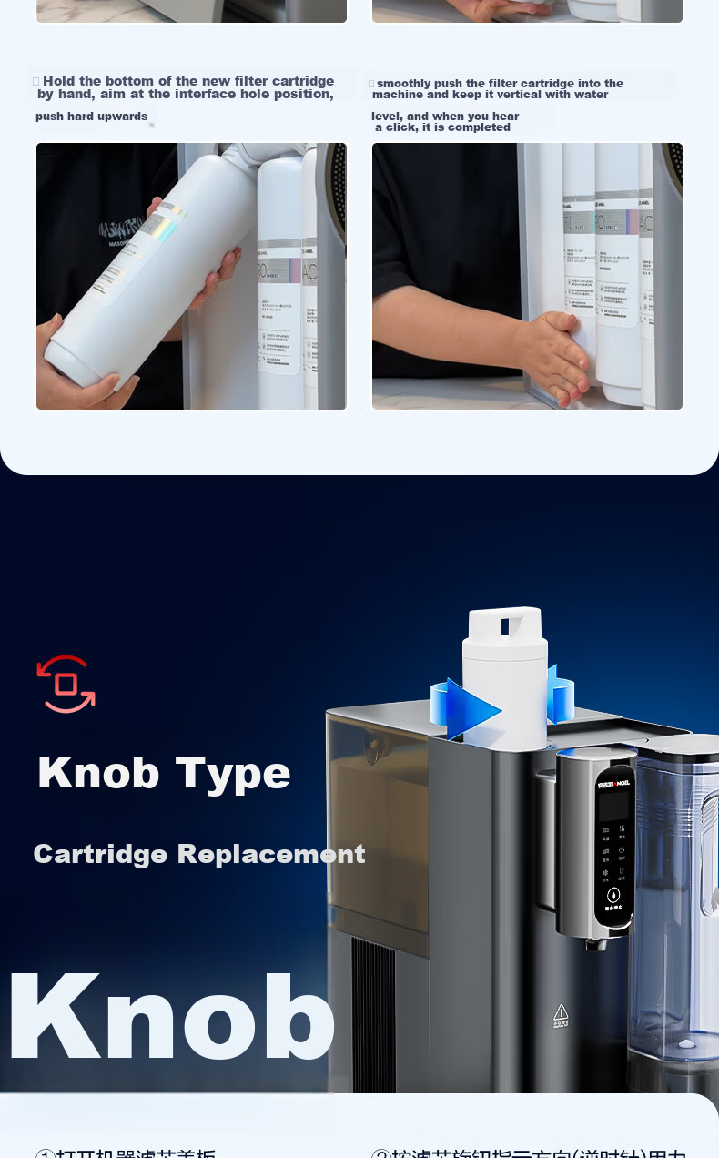 Anjier Water Purifier Filter Cartridge NAC Rear Activated Carbon Filter, Suitable for Integrated Drinking Water Purifiers T3 Desktop Water Purifier JY3491TK-ROK And Other Models, LX-295GAC8 7