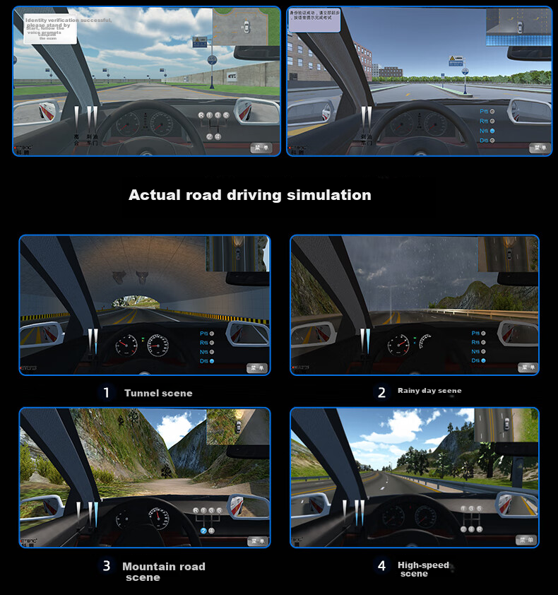 KETENG F10Pro Steering Wheel, 1080-Degree Racing Simulator, PC Computer Simulation Driving Game, Steering Wheel for Euro Truck Simulator 5, Dusty Magic, Cosmo Driving School 14