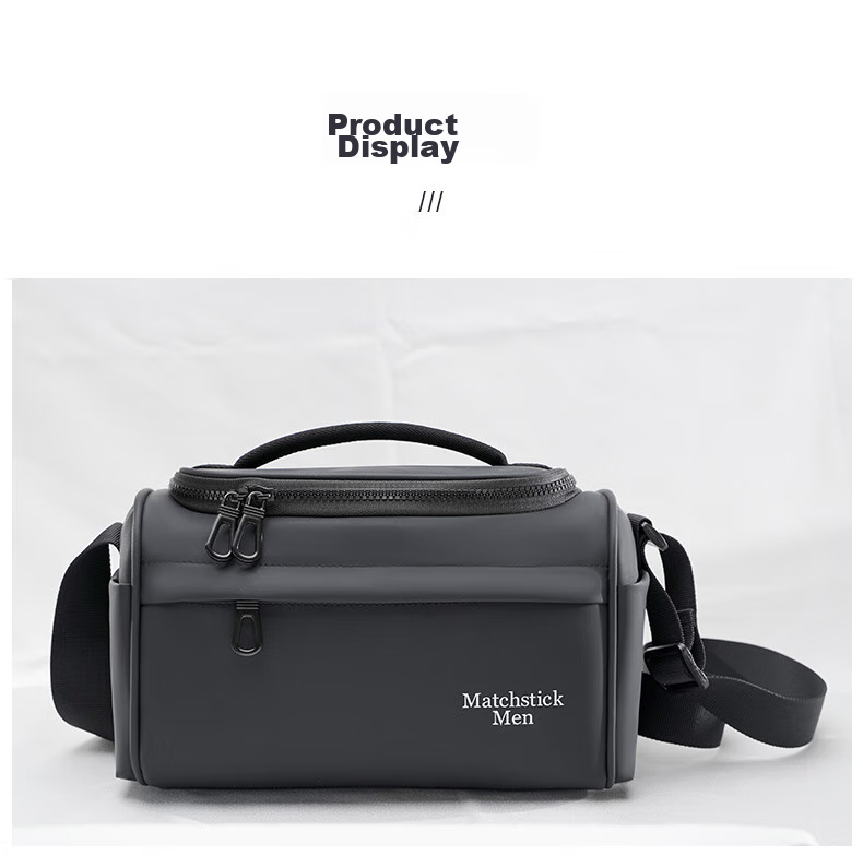 Matchstick Men FC-8811 Shoulder Digital Camera Bag DSLR Bag with One Camera And Two Lenses (Black) 15