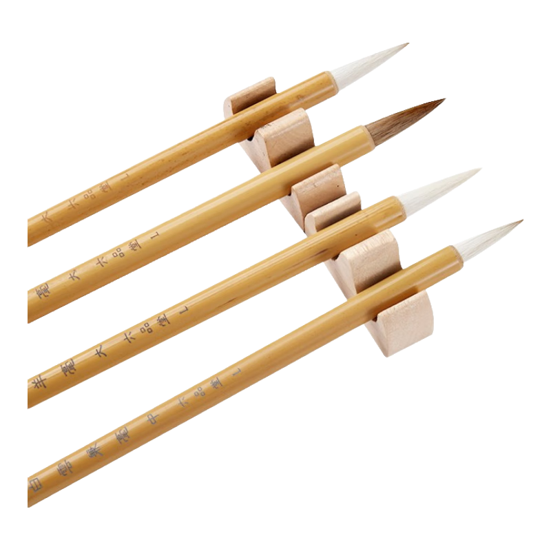 Liupintang Back-To Season Wolf Hair Calligraphy Brush, Large White Cloud Medium And Small Regular Script, for Students' Calligraphy And Chinese Painting, Beginner's Entry-Level Set of Three Brushes, Running Script Small White Cloud Brush, Popular Product for Calligraphy