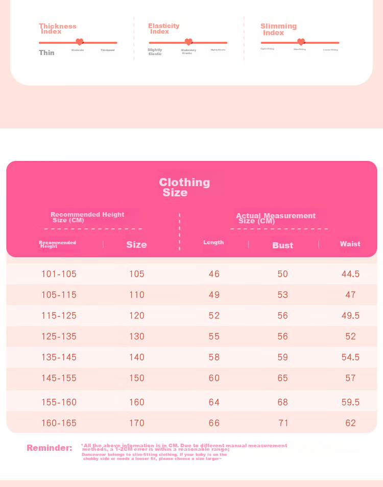 Aiwuge Children's Dance Leotard, Girls' Ballet Practice Outfit, Long-Sleeve One-Piece Dance Costume for Girls, Exam Uniform, Size 130 3