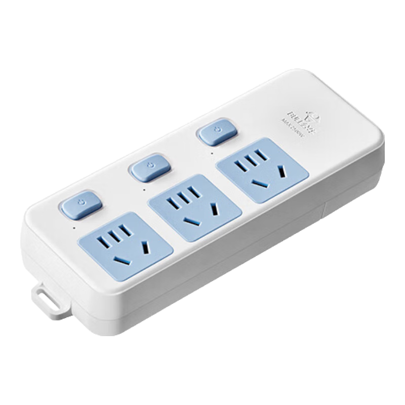 BULL Socket/power Strip/extension Cord/3-Outlet Power Strip with Individual Switches GN-314W (Power Cord And Plug Not Included)
