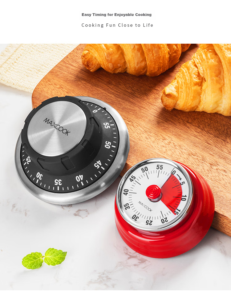 MAXCOOK Kitchen Timer, Exam Study Electronic Stopwatch, Countdown Reminder, Small Alarm Clock MCPJ1518 11