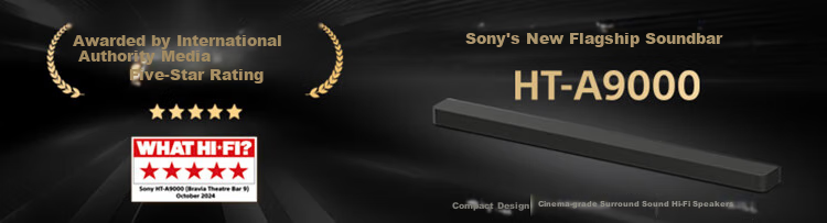 SONY HT-A9000 Dolby Atmos Soundbar with 360 Smart Dome, 4K/120Hz VRR ALLM Bluetooth Home Theater System 2