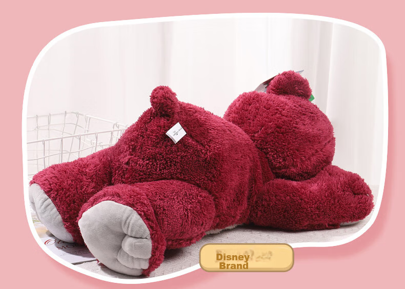 Disney Plush Doll Pillow, Stuffed Animal Birthday Gift for Girls, Toy Story Strawberry Bear, 50cm Blanket 11