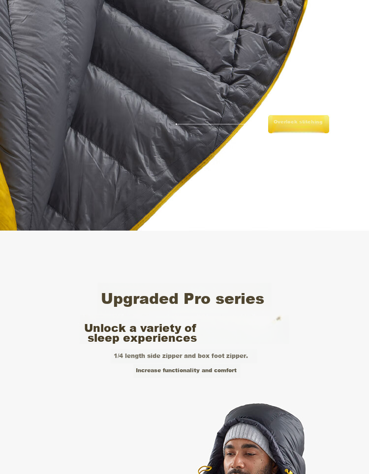 SEA TO SUMMIT Outdoor Camping Adult Down Sleeping Bag, Single-Person Mummy-Style Goose Down Waterproof Sleeping Bag 15