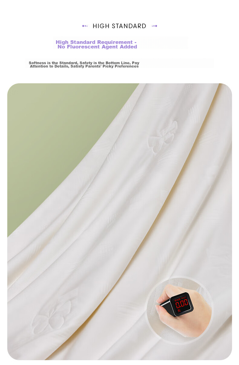 Luolaikids Silk Quilt, Maternal And Infant Class A Pure Cotton Silk Double-Sided Comforter, Kindergarten Single Bed Quilt Insert 150*215 6