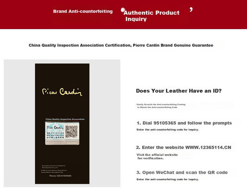 Pierre Cardin Men's Wallet, Top-Grain Leather, Short Style, Genuine Leather, High-End Purse, Gift Box, Suitable for Gifting, Black 26