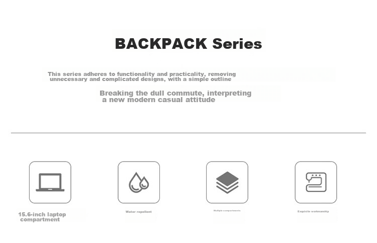GOLF Backpack for Men, Large Capacity, 15.6-Inch Laptop Bag, Lightweight Water-Resistant Travel Backpack for Students And Business 2