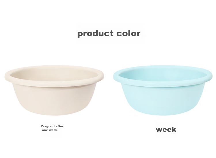 Fuaijia Thick Face Basin Set of Two, 38cm Washbasin, Vegetable Washing Basin, Foot Washing Basin, Student Basin, Plastic Basin, Foot Soaking Basi 6