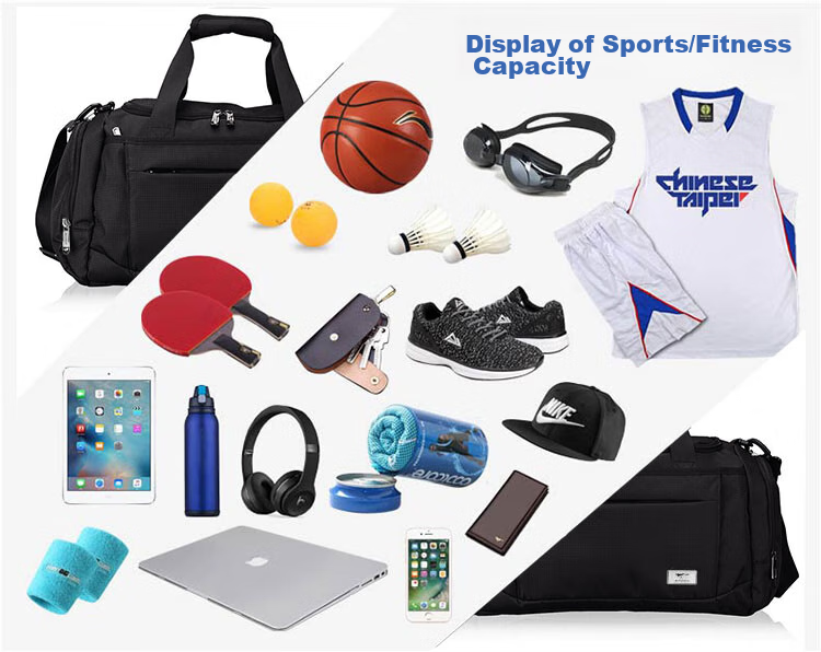 SEPTWOLVES Large Capacity Travel Bag, Sports Fitness Bag, Luggage Bag for Men And Women, Shoulder Handbag, Short-Distance Business Trip, Independent Shoe Compartment, Spring Festival Travel 9