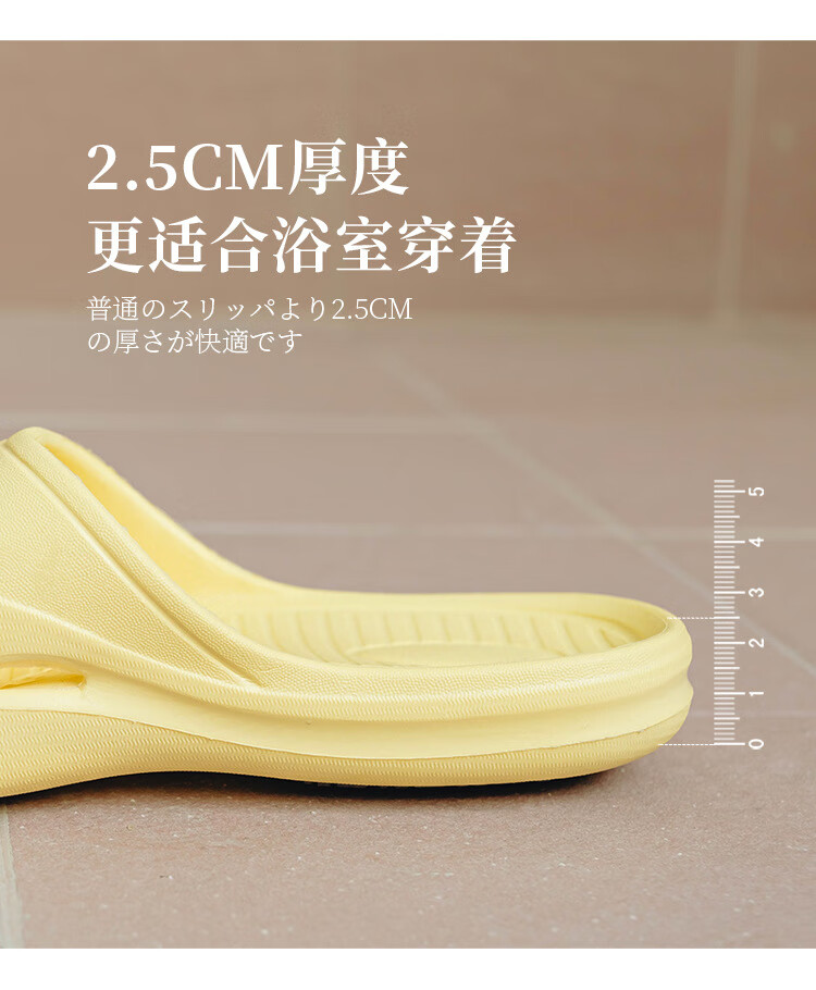 GUOLUOFEI Maternity Non-Slip Slippers, Bathroom Shower Sandals for Men And Women, Indoor Elderly Summer Home Use Slip-On Shoes 4