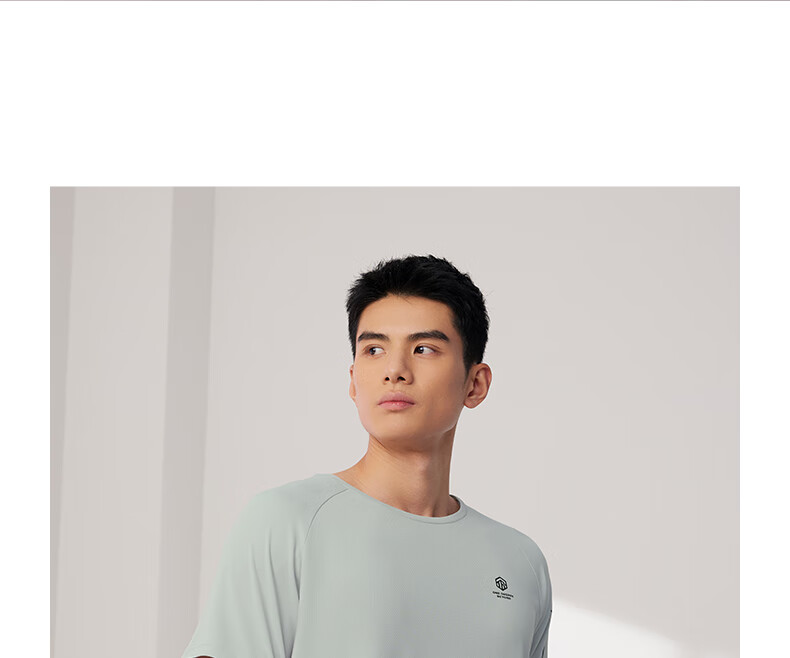 361° Men's Short-Sleeve T-Shirt, Summer Quick-Dry, Loose-Fitting Athletic Running Fitness Casual Top, Half Sleeve, 652524101-2 23