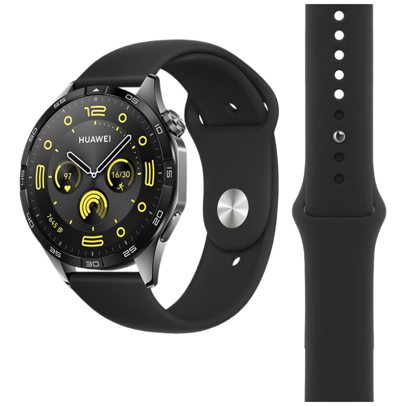 Weiqiantu Compatible with Huawei GT7/GT6/GT5/Pro Watch Bands, Watch6/Pro/watch5/watch4pro Watch Straps, Sports Silicone GT4/GT3/buds2 for Men And Wome