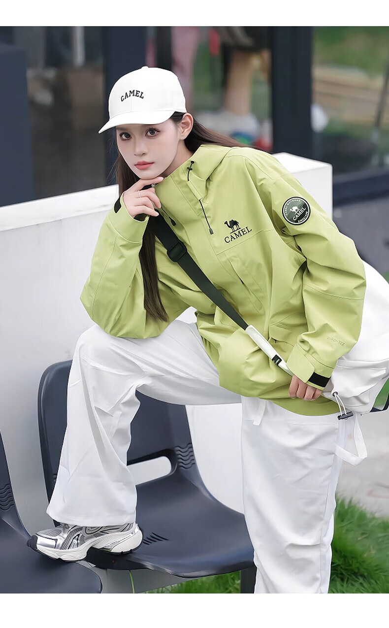 Camel [Wang Junkai Edition] Outdoor 3-in-1 Waterproof Mountaineering Jacket Unisex New Arrival 21