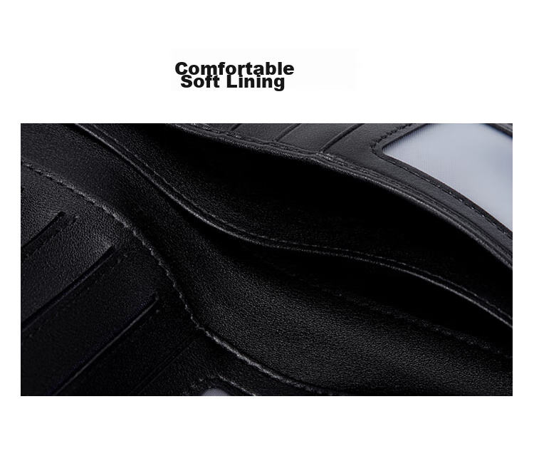 GOLF Men's Wallet, Top-Grain Leather, Long Style, Multiple Card Slots, Slim Casual Leather Wallet, Bill Holder, Gift Box Packaging 9