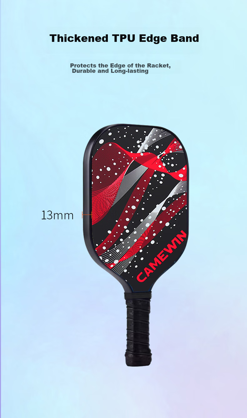 CAMEWIN Pickleball Paddle Set, Advanced Carbon Fiber Entry-Level Professional Pickleball, Cosmic Pickleball Hot Pressed Double Paddle 9