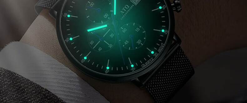 ATQ Swiss Ultra-Thin Watch for Men, Top Ten Brands, Luminous, Water-Resistant, Mechanical Style, New Year And Valentine's Day Gift for Boyfriend Or Husband 8