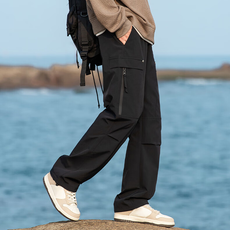 Huili Men's Outdoor Tactical Pants, Breathable And Wear-Resistant Cargo Pants, Windproof And Waterproof Hiking Trousers for Me 14