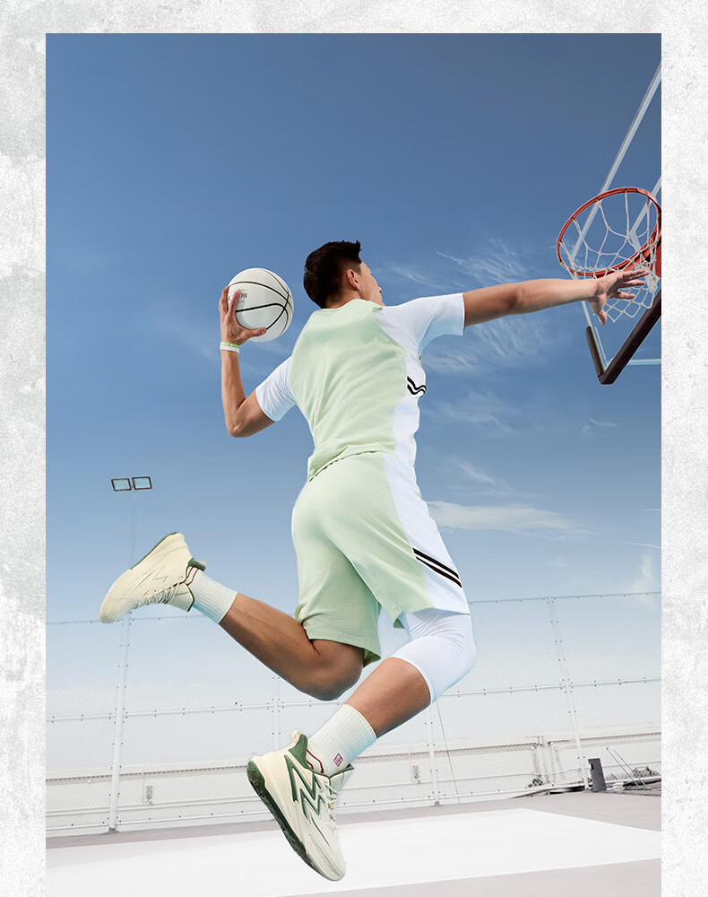 361° Men's Basketball Shoes, BIG3 Team 2.0 Spring Professional Training Breathable Sneakers for Men, 672431108-5 47
