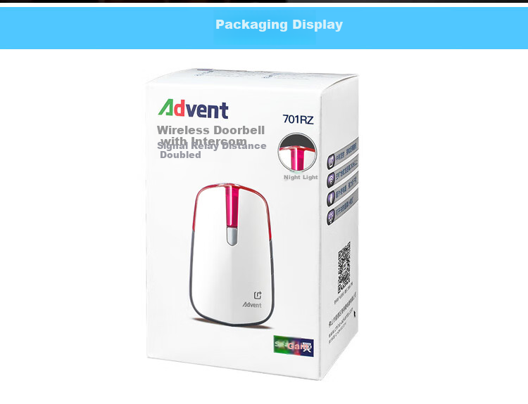 Advent 710RZ Wireless Doorbell Transmitter Receiver with Double Distance (Cannot Be Purchased And Used Separately) 3
